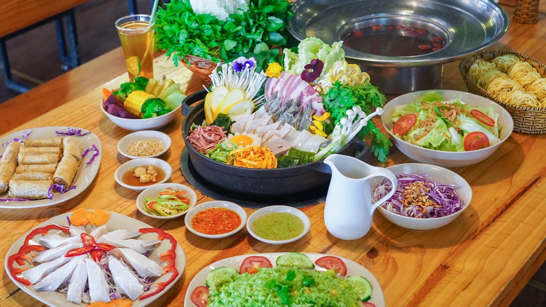 review quán buffet rau đà lạt - Hình 1