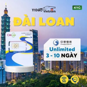 sim du lịch đài loan