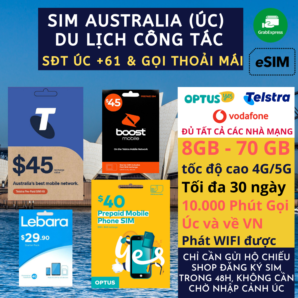 sim du lịch úc - Hình 4