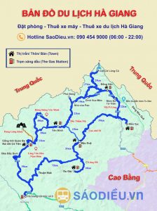 sơ đồ du lịch hà giang