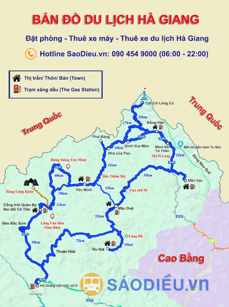 sơ đồ du lịch hà giang - Hình 1