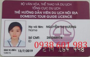 thẻ hướng dẫn viên du lịch nội địa