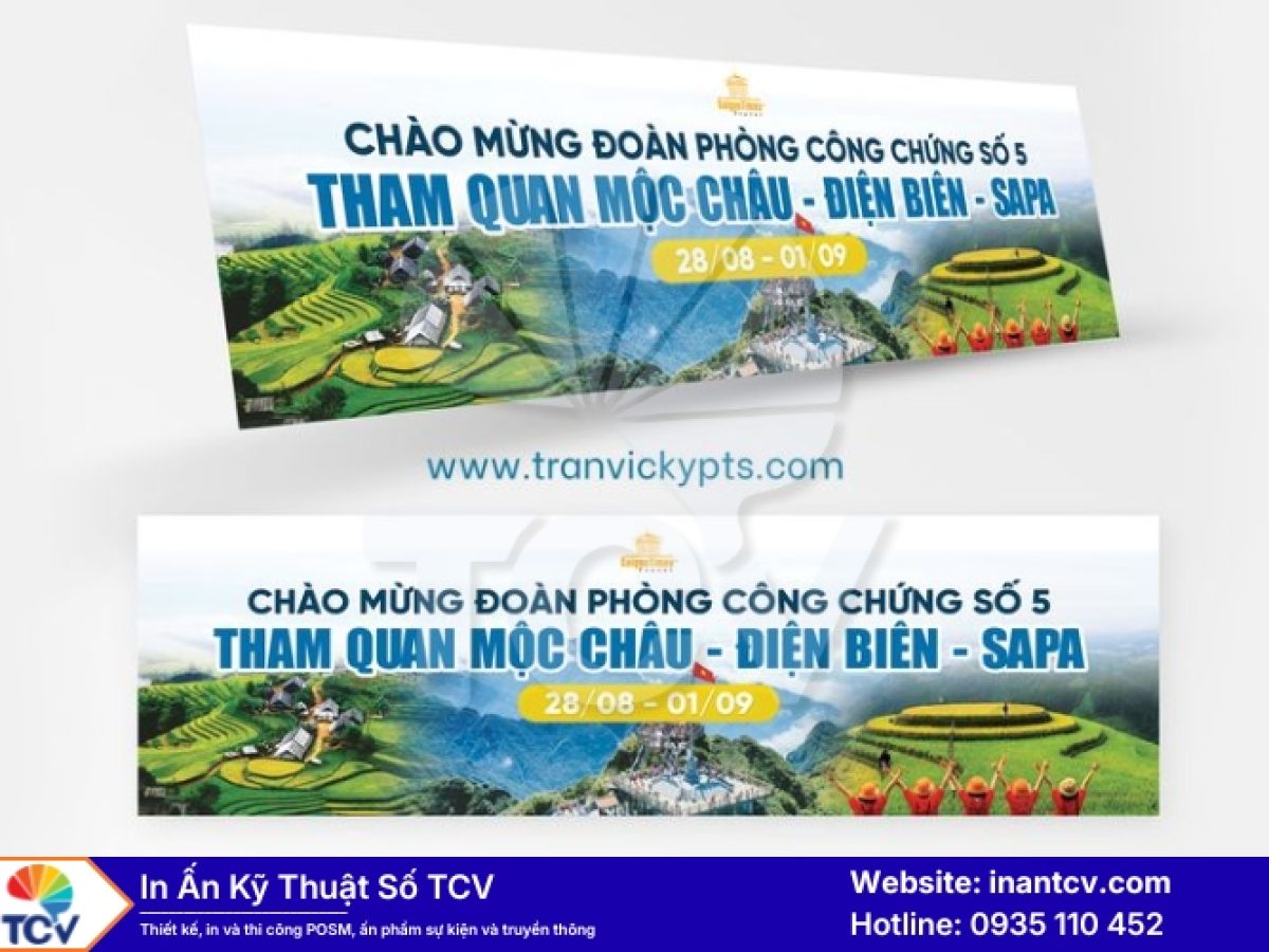 thiết kế banner du lịch - Hình 1