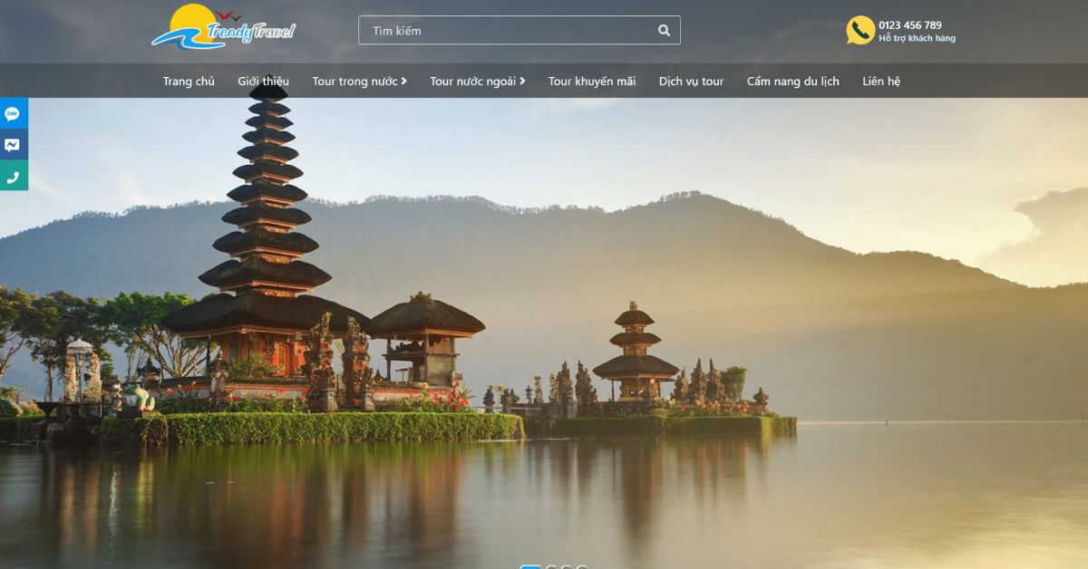 thiết kế web du lịch - Hình 2