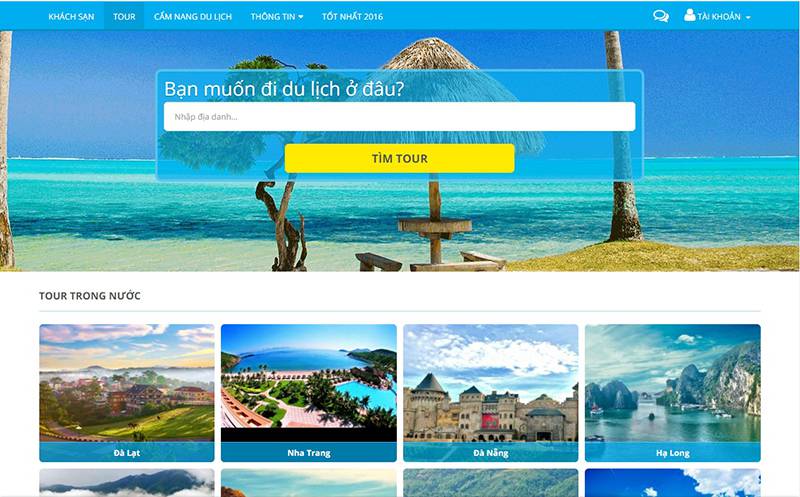 thiết kế website du lịch - Hình 2