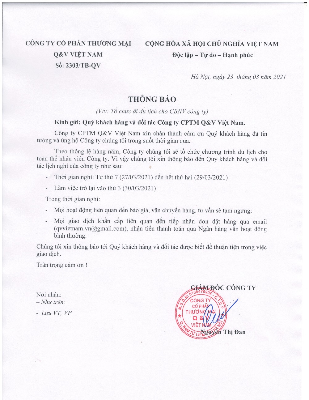 thông báo đi du lịch cho nhân viên - Hình 3