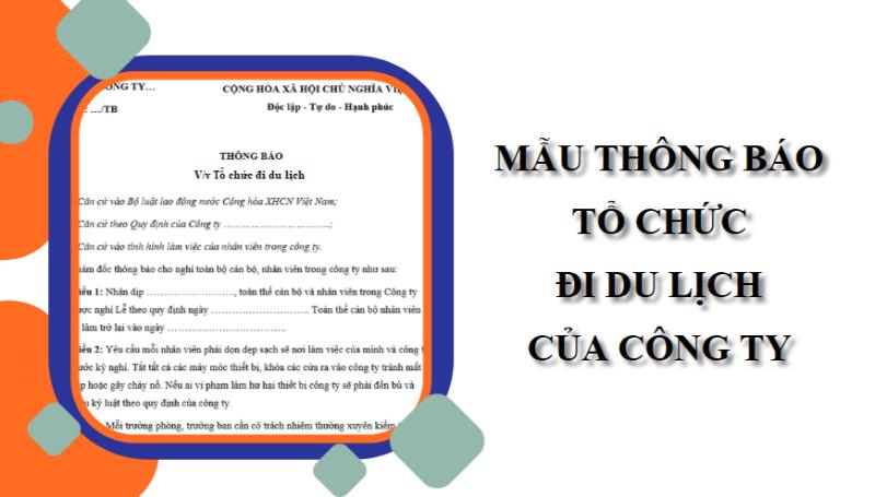 thông báo đi du lịch cho nhân viên - Hình 4