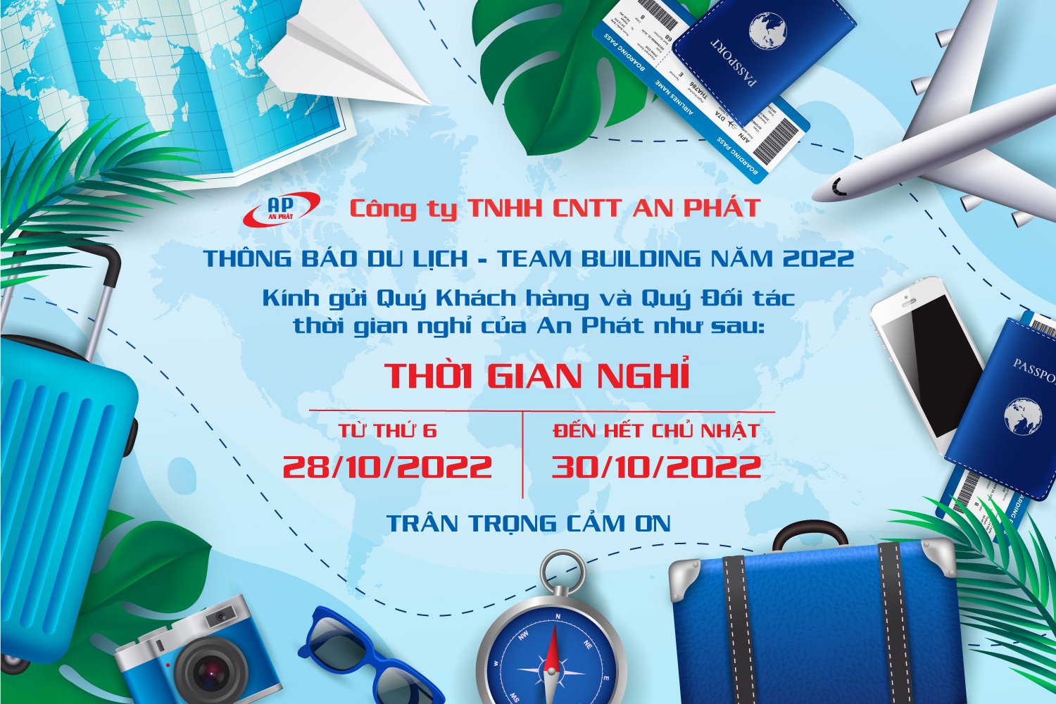 thông báo nghỉ đi du lịch - Hình 5