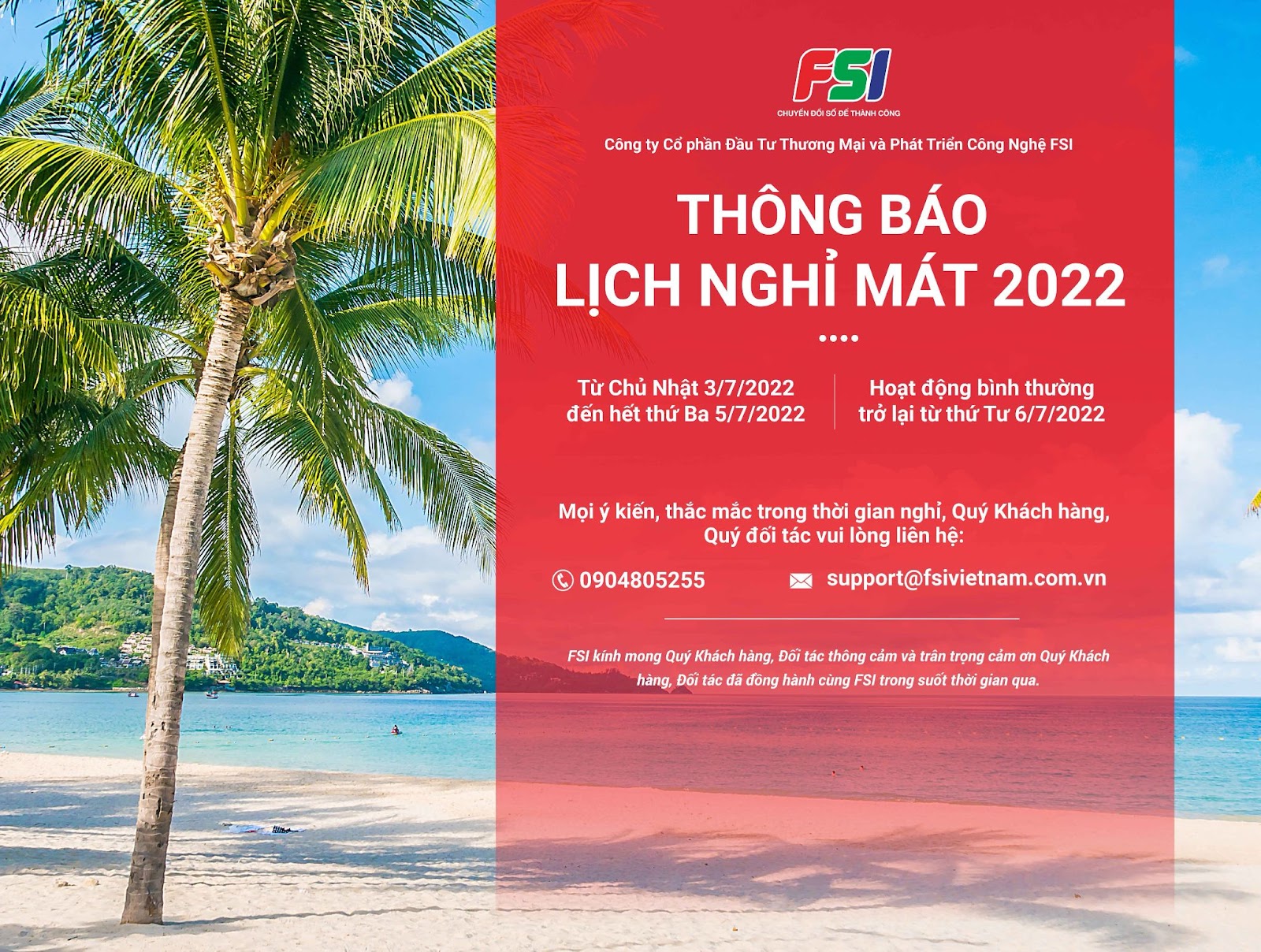 thông báo nghỉ du lịch - Hình 3