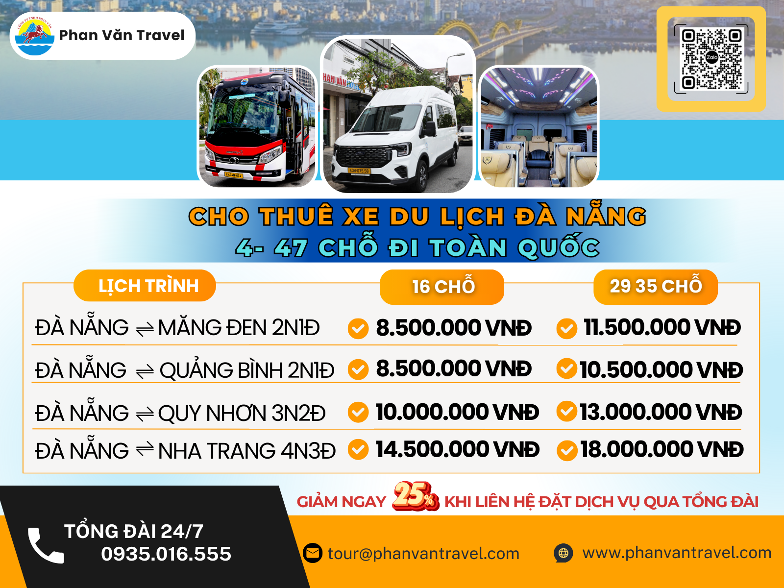 thuê xe du lịch đà nẵng - Hình 1