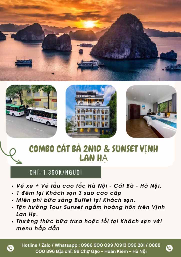 tour du lịch cát bà 2 ngày 1 đêm - Hình 1
