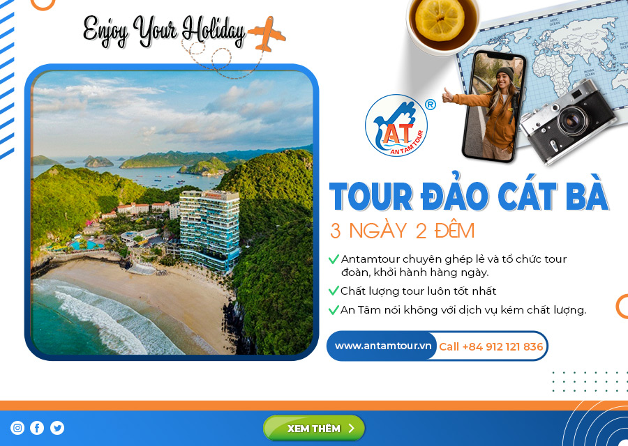 tour du lịch cát bà 3 ngày 2 đêm - Hình 1