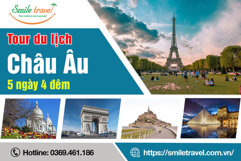 tour du lịch châu âu 5 ngày 4 đêm - Hình 1