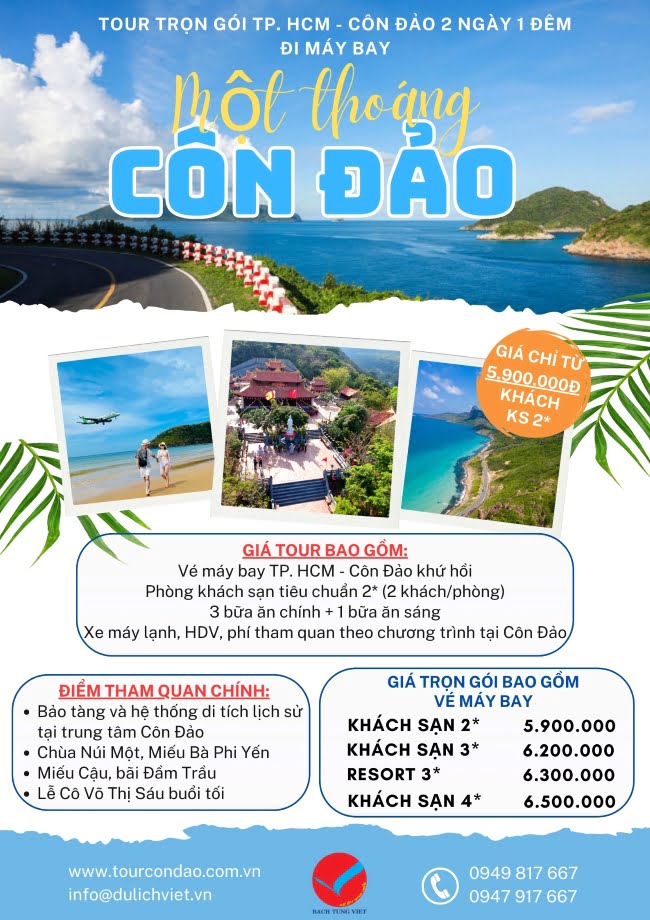 tour du lịch côn đảo 2 ngày 1 đêm - Hình 1