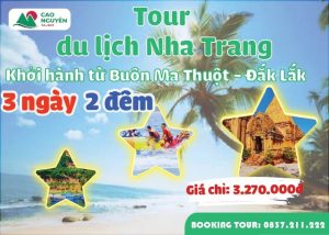 tour du lịch nha trang 1 ngày đắk lắk