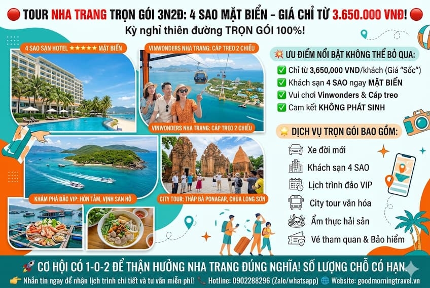 tour du lịch nha trang 3 ngày 2 đêm - Hình 2