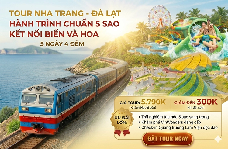 tour du lịch nha trang đà lạt bằng xe lửa - Hình 3