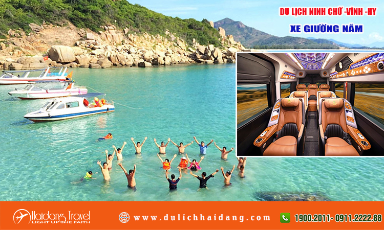 tour du lịch ninh chữ vĩnh hy xe giường - Hình 1