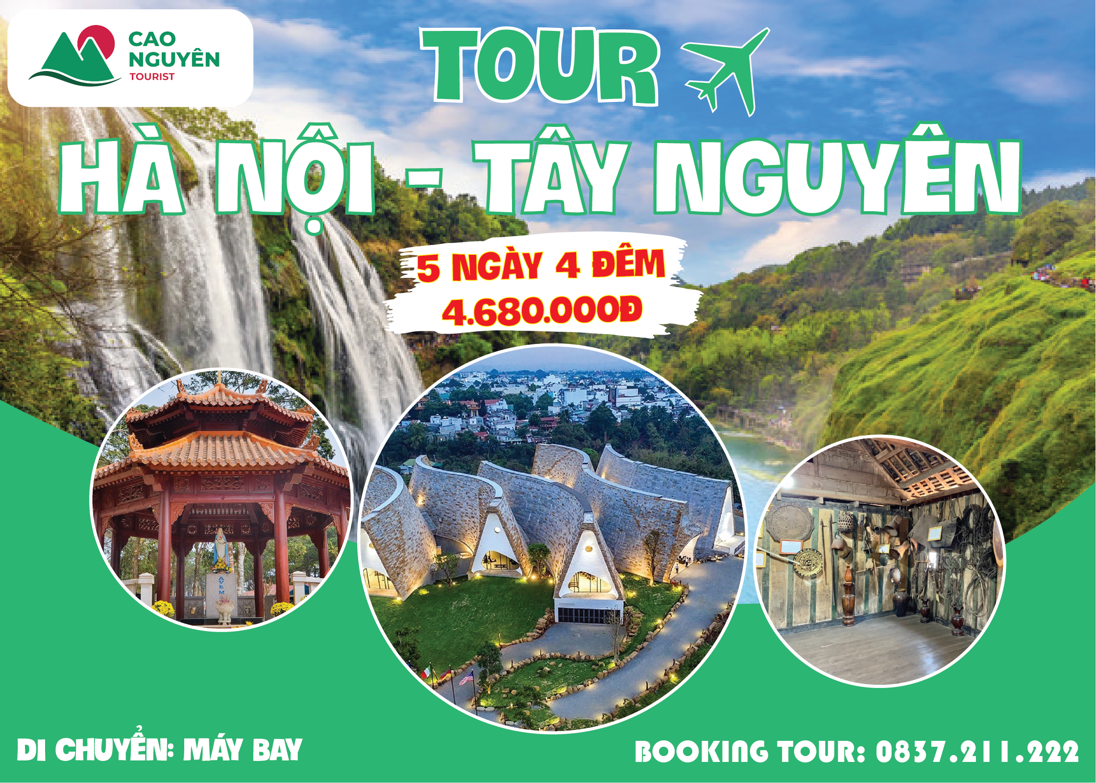 tour du lịch tây nguyên 5 ngày 4 đêm - Hình 2