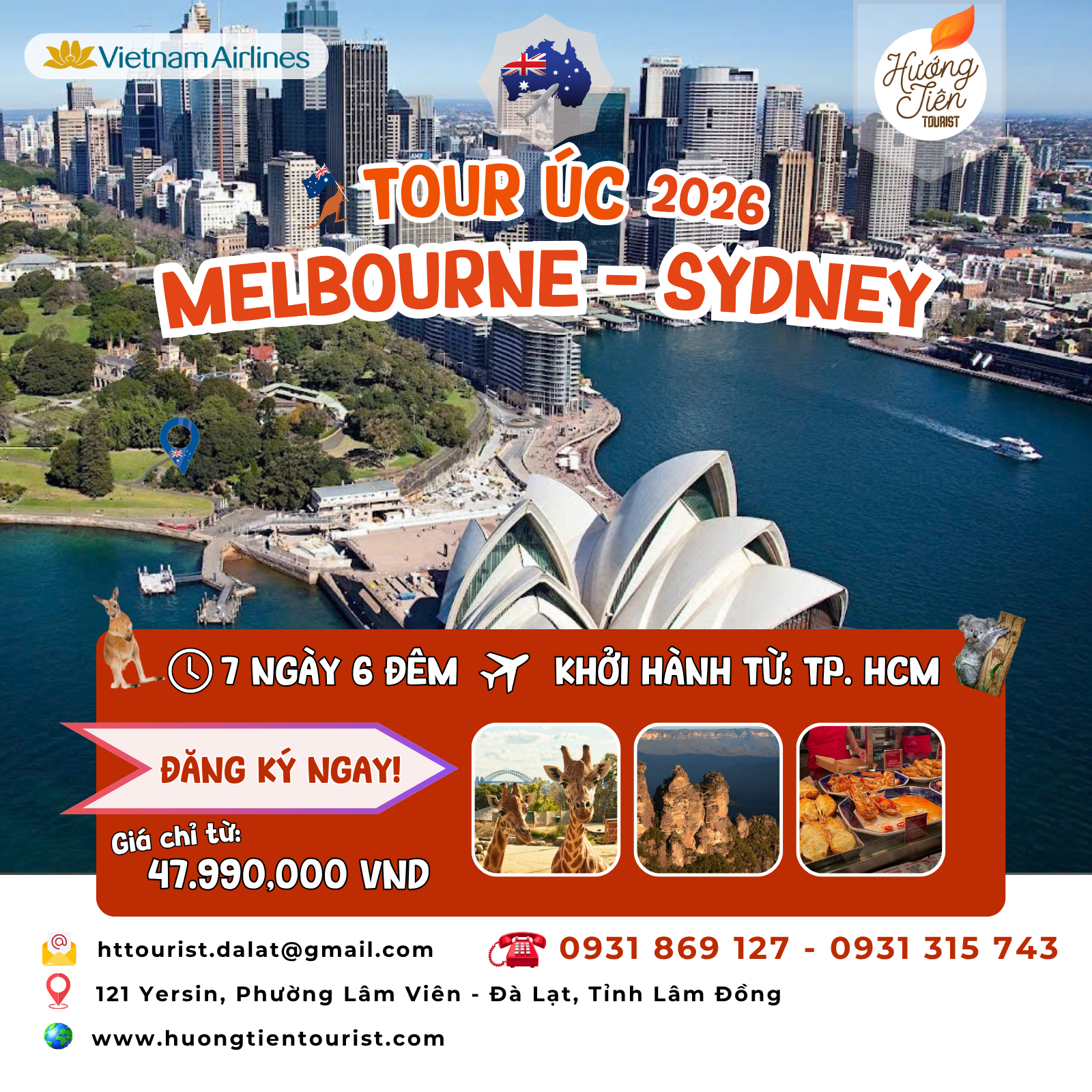 tour du lịch úc melbourne - sydney - Hình 4