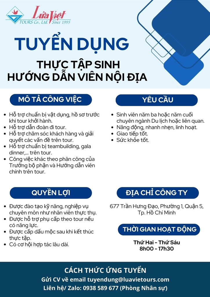 tuyển dụng hướng dẫn viên du lịch - Hình 2