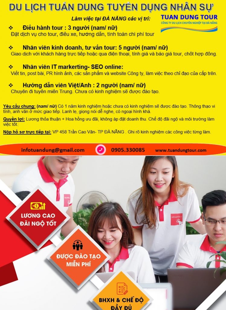 tuyển dụng ngành du lịch - Hình 2