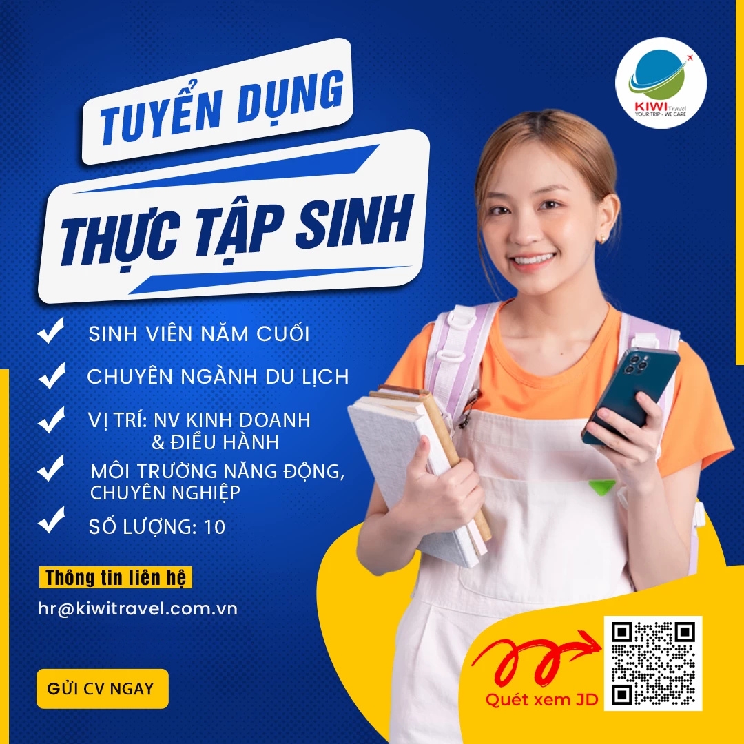tuyển dụng thực tập sinh du lịch - Hình 1