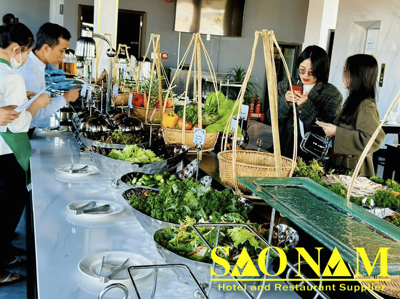 vaật tư cho quán buffet - Hình 2