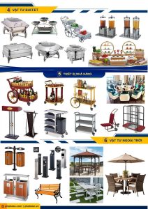 vaật tư cho quán buffet