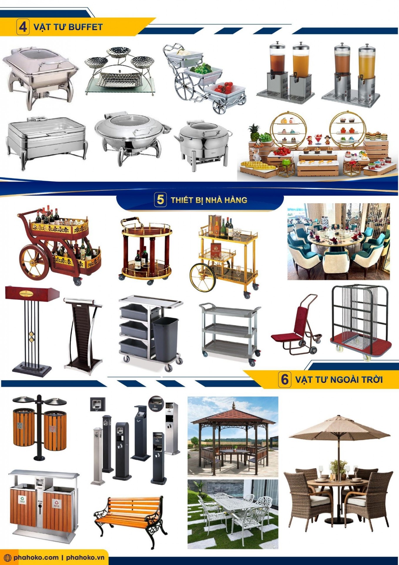 vaật tư cho quán buffet - Hình 1