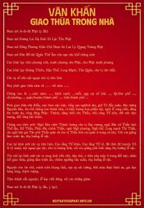 văn cúng giao thừa