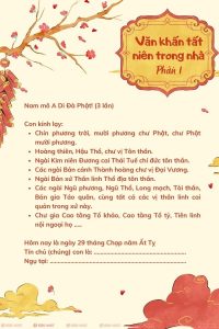 văn cúng tất niên