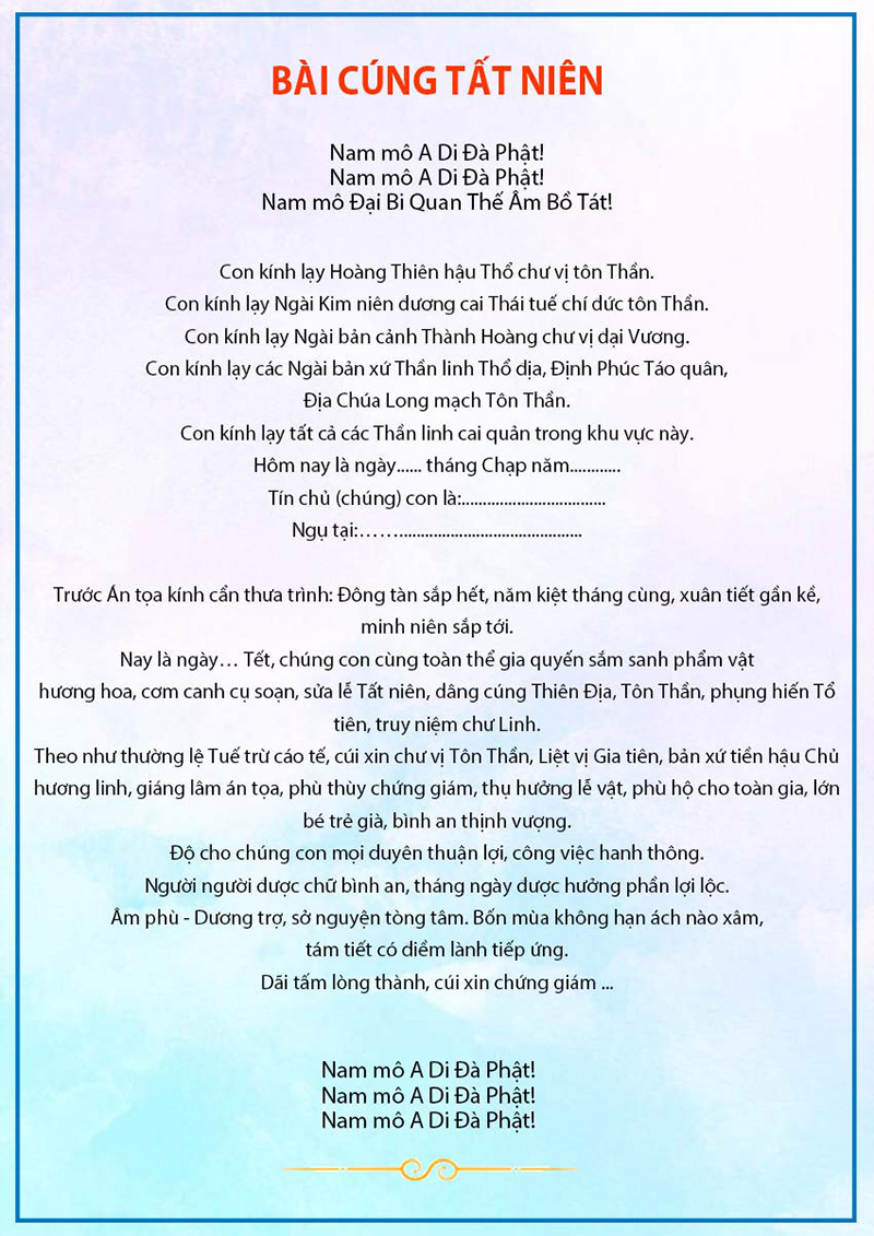 văn khấn cúng 30 tết - Hình 2