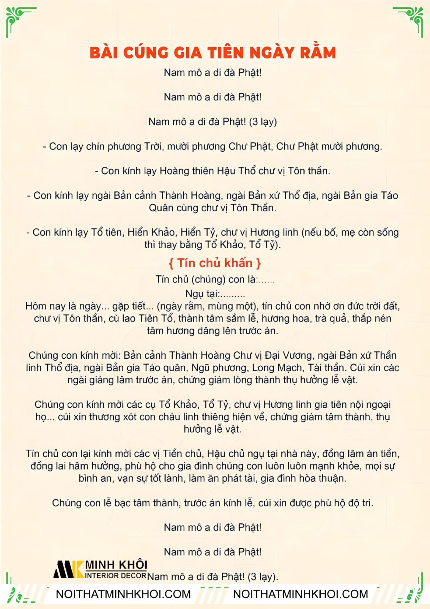 văn khấn gia tiên mùng 1 - Hình 3