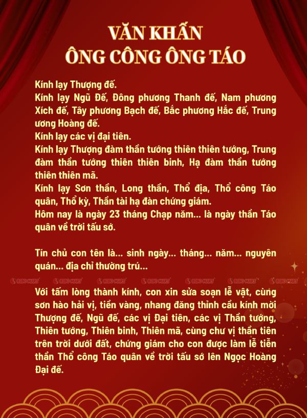 văn khấn lễ cúng ông công ông táo - Hình 4