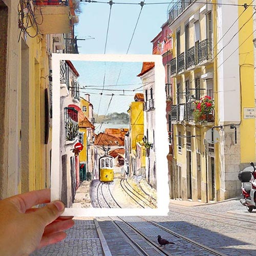 vẽ địa điểm du lịch - Hình 4