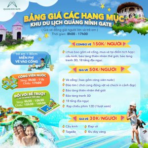 vé khu du lịch quảng ninh gate