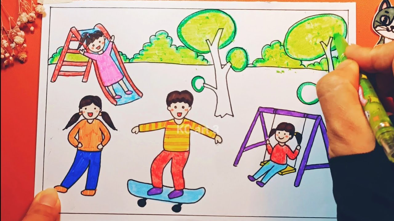 vẽ khu vui chơi - Hình 3
