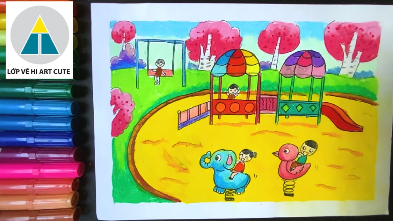 vẽ khu vui chơi - Hình 4
