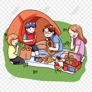 vẽ tranh đi du lịch cùng gia đình