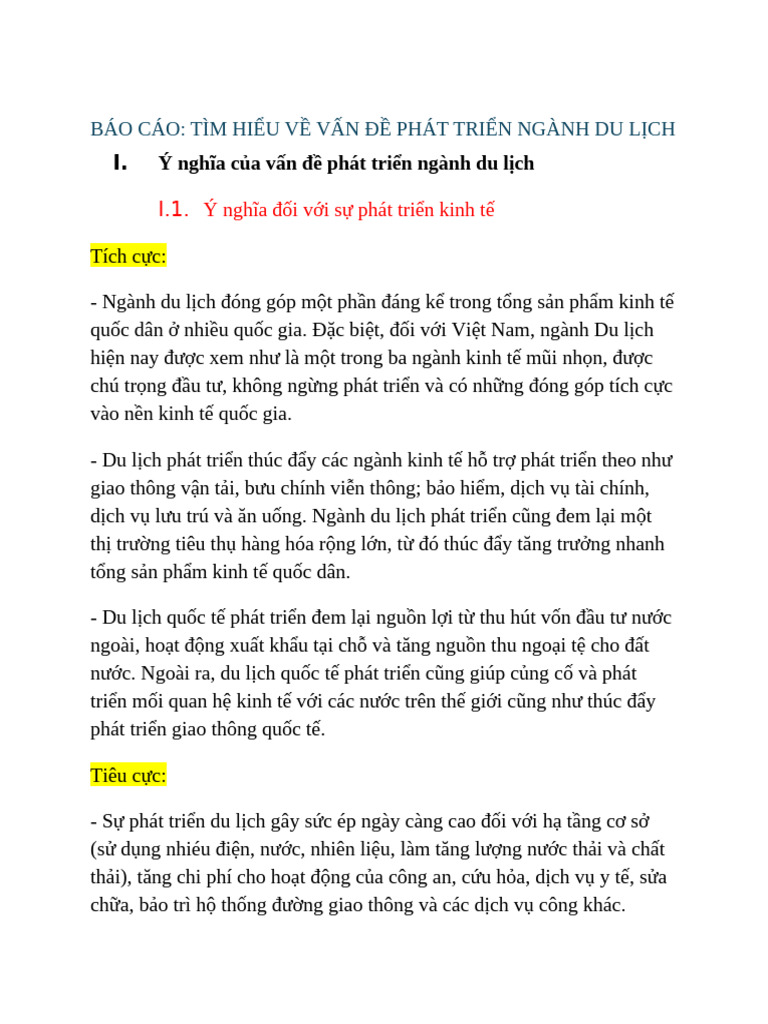 viết báo cáo tìm hiểu về ngành du lịch - Hình 2