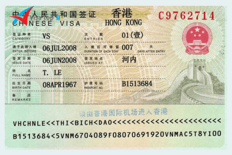 visa du lịch hong kong - Hình 2