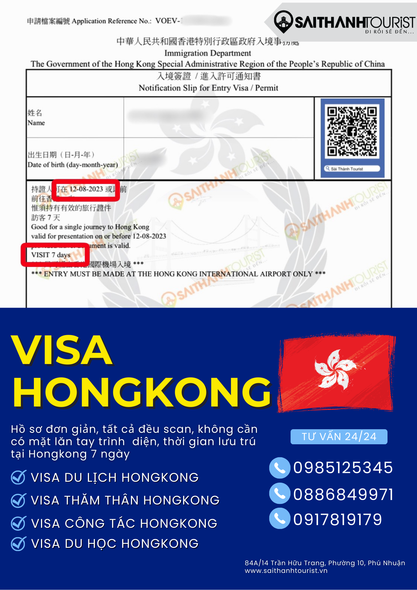 visa du lịch hong kong - Hình 3
