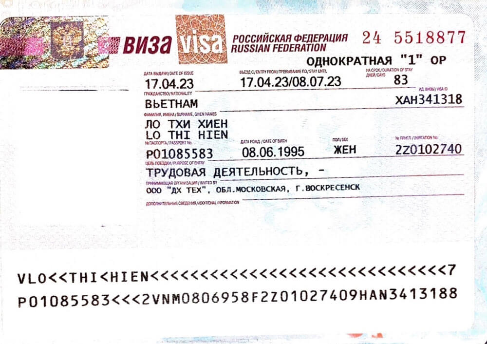 visa du lịch nga - Hình 4