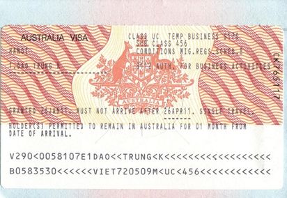 visa du lịch úc - Hình 4