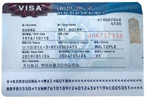 visa hàn quốc du lịch