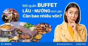 vốn mở quán buffet