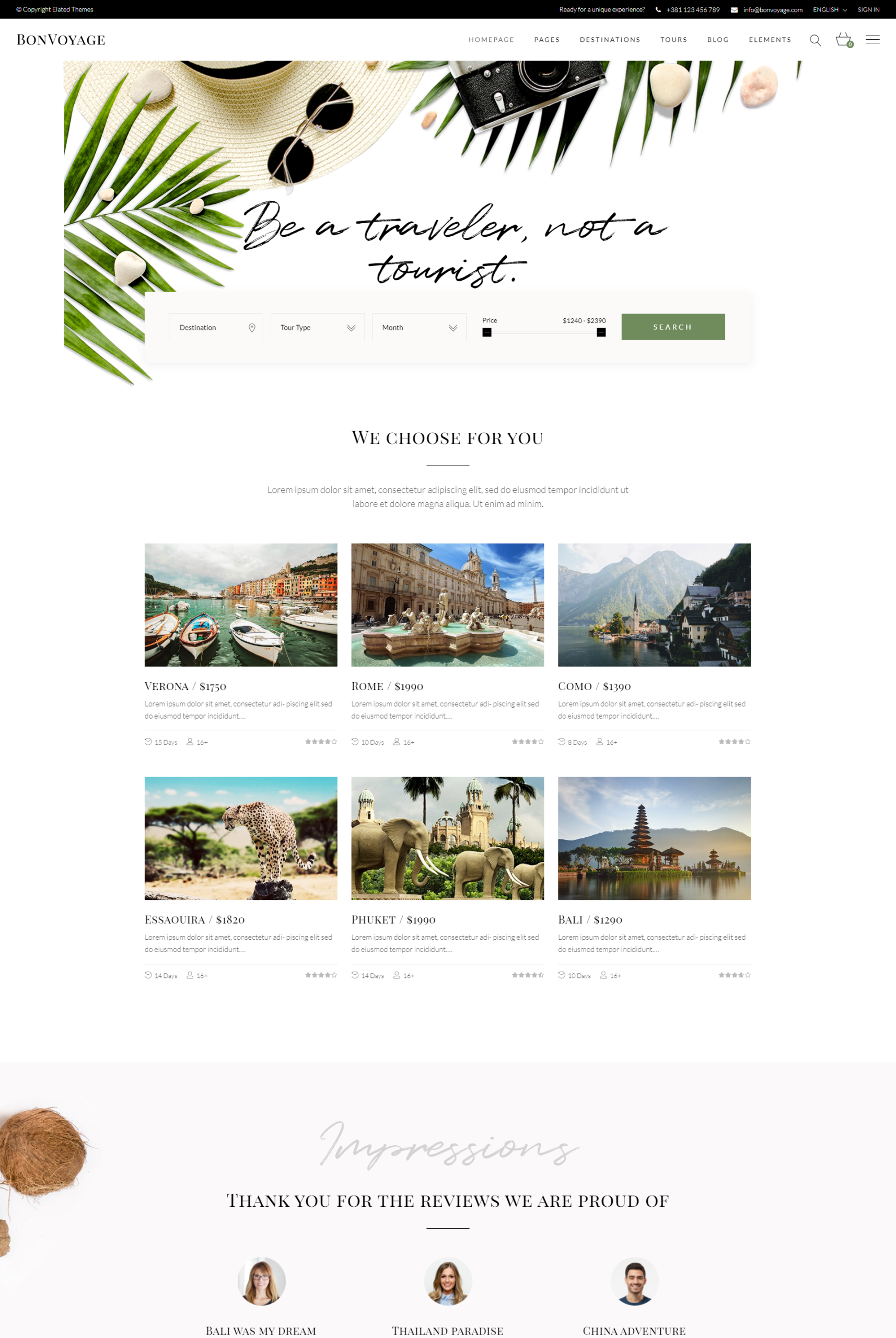 website du lịch - Hình 2