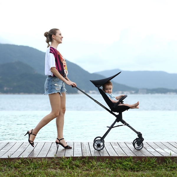 xe đẩy gấp gọn du lịch - Hình 2