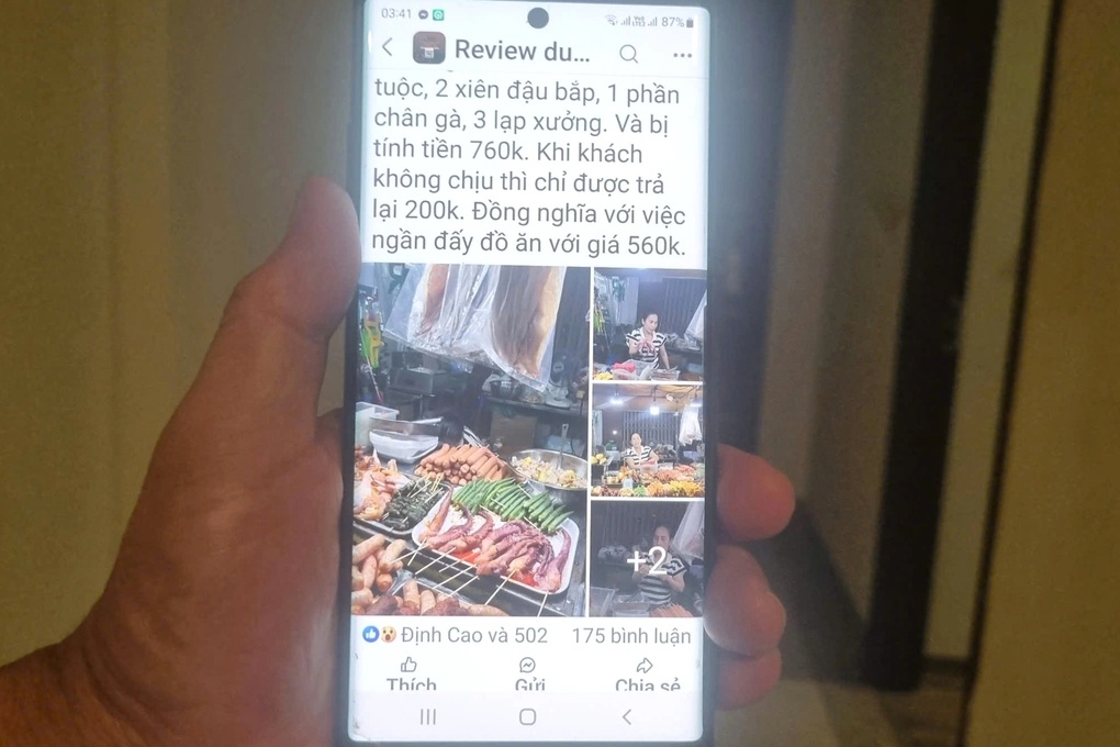 ăn quán vỉa hè bị chặt chém - Hình 3